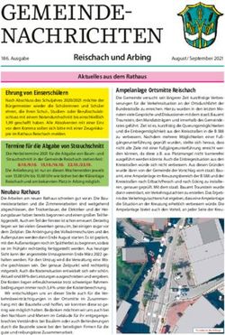 GEMEINDE NACHRICHTEN - Gemeinde Reischach