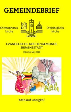 GEMEINDEBRIEF EVANGELISCHE KIRCHENGEMEINDE SIEMENSSTADT - Christophorus-Kirchengemeinde ...