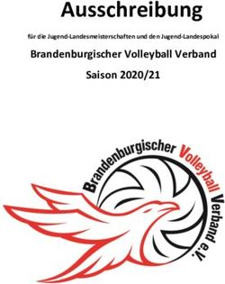 Ausschreibung Brandenburgischer Volleyball Verband Saison 2020/21 - für die Jugend-Landesmeisterschaften und den Jugend-Landespokal ...