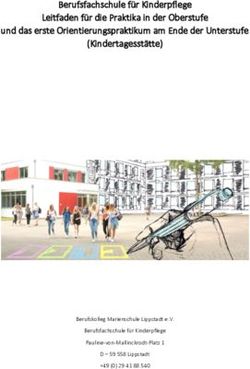 Berufsfachschule f&uuml;r Kinderpflege Leitfaden f&uuml;r die Praktika in der Oberstufe und das erste Orientierungspraktikum am Ende der Unterstufe ...