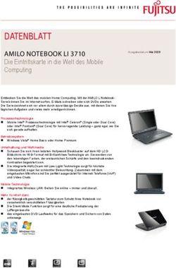 Datenblatt AMILO NOtebOOk LI 3710