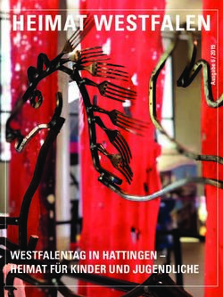 HEIMAT WESTFALEN - WESTFALENTAG IN HATTINGEN - HEIMAT F&Uuml;R KINDER UND JUGENDLICHE - WESTF&Auml;LISCHER HEIMATBUND