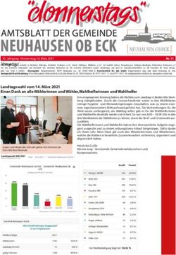 NEUHAUSEN OB ECK AMTSBLATT DER GEMEINDE