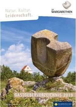 Leidenschaft. Natur. Kultur - GASTGEBERVERZEICHNIS 2019 - Gemeinde St. Margarethen