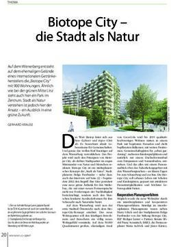 Biotope City - die Stadt als Natur - Wohnungswirtschaft-heute