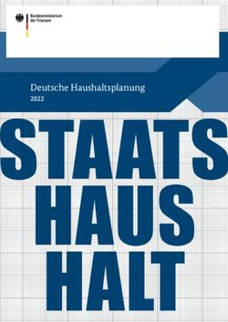Deutsche Haushaltsplanung 2022 - Bundesfinanzministerium