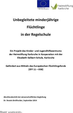 Unbegleitete minderjährige Flüchtlinge in der Regelschule