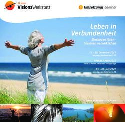 Leben in Verbundenheit - Umsetzungs-Seminar - Visionswerkstatt