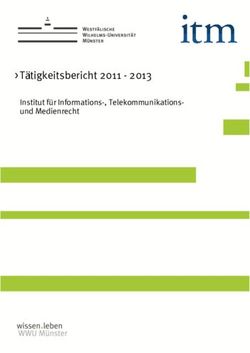 T&auml;tigkeitsbericht 2011 2013 - Institut f&uuml;r Informations-, Telekommunikations- und Medienrecht