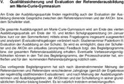 V. Qualit&auml;tssicherung und Evaluation der Referendarausbildung