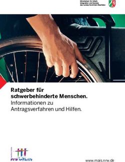 Ratgeber für schwerbehinderte Menschen - Informationen zu Antragsverfahren und Hilfen - StädteRegion ...