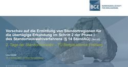 Vorschau auf die Ermittlung von Standortregionen f&uuml;r die &uuml;bert&auml;gige Erkundung im Schritt 2 der Phase I des Standortauswahlverfahrens 14 ...