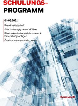 SCHULUNGS-PROGRAMM 01-06/2022 - Brandmeldetechnik Rauchansaugsysteme VESDA Elektroakustische Notfallsysteme & Beschallungsanlagen - HLS Austria