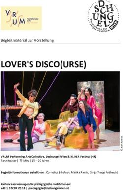 LOVER'S DISCO(URSE) Begleitmaterial zur Vorstellung - Dschungel Wien