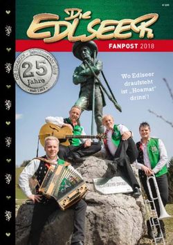 FANPOST 2018 Wo Ed lseer d raufsteht ist " Hoamat" d rin n'! - Die Edlseer