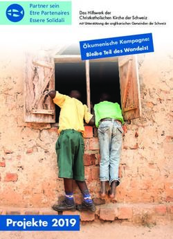 Projekte 2019 - Partner sein