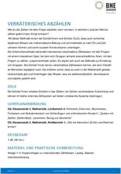 VERR&Auml;TERISCHES ABZ&Auml;HLEN - BNE Sachsen