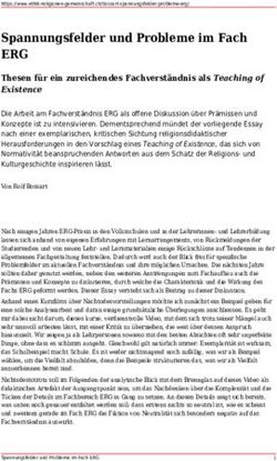 Spannungsfelder und Probleme im Fach - ERG Thesen f&uuml;r ein zureichendes Fachverst&auml;ndnis als Teaching of Existence