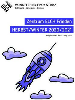 Zentrum ELCH Frieden HERBST/WINTER 2020/2021
