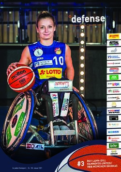 Defense - # 3# 3 RSV LAHN-DILL HANNOVER UNITED/ RBB M&Uuml;NCHEN IGUANAS