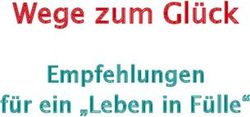 Wege zum Glück Empfehlungen für ein "Leben in Fülle"