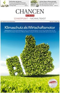 CHANCEN SCHWERPUNKT - NACHHALTIGKEIT - KURIER Anzeigen