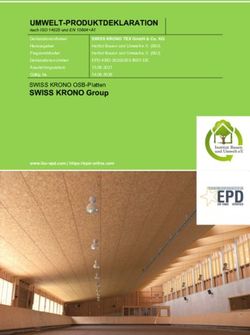 UMWELT-PRODUKTDEKLARATION - nach ISO 14025 und EN 15804+A1