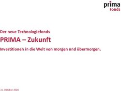 PRIMA - Zukunft Der neue Technologiefonds - Oktober 2020 - Fondsplattform