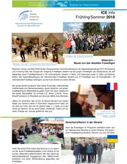 ICE Info Fr&uuml;hling/Sommer 2018 - Initiative Christen f&uuml;r Europa e.V.