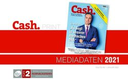 Cash. PRINT MEDIADATEN 2021 - Finanznachrichten auf Cash.Online