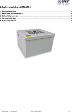 Inhaltsverzeichnis 82000001 - Betriebsanleitung 2. Rechtliche Bestimmungen 3. Sicherheitshinweise 4. Technische Daten 5. Ausschnittsmasse ...