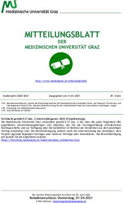 MITTEILUNGSBLATT MEDIZINISCHEN UNIVERSIT&Auml;T GRAZ DER - Med Uni Graz