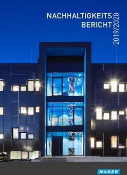 NACHHALTIGKEITS BERICHT - mader.eu
