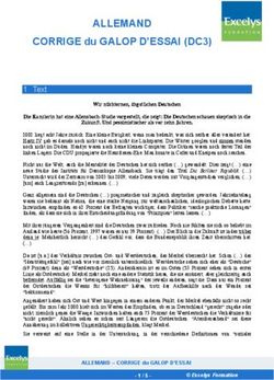 ALLEMAND CORRIGE du GALOP D'ESSAI (DC3)