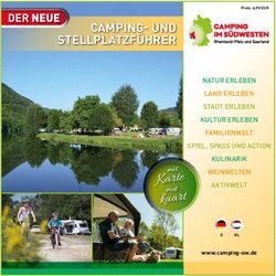 CAMPING- UND STELLPLATZFÜHRER - DER NEUE
