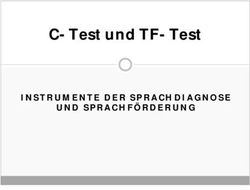 C- Test und TF- Test INSTRUMENTE DER SPRACHDIAGNOSE UND SPRACHFÖRDERUNG