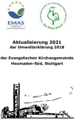 Aktualisierung 2021 der Umwelterkl&auml;rung 2018 der Evangelischen Kirchengemeinde Heumaden-S&uuml;d, Stuttgart - Evangelische Kirchengemeinden in ...