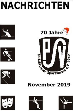 NACHRICHTEN 70 Jahre - November 2019 - Putzbrunner Sportverein