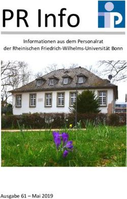 PR Info Informationen aus dem Personalrat der Rheinischen Friedrich-Wilhelms-Universit&auml;t Bonn