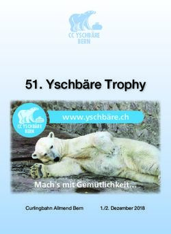 Yschbäre Trophy CC YSCHBÄRE BERN - Curlingbahn Allmend Bern 1./2. Dezember 2018 - Curling Bern