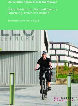 Universität Kassel Heute für Morgen - Dritter Bericht zur Nachhaltigkeit in Forschung, Lehre und Betrieb - Uni Kassel