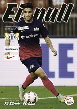 FC Z&uuml;rich - FC Sion - Das Matchmagazin des FC Z&uuml;rich