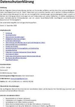Datenschutzerkl&auml;rung - La Casa - Design