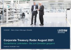Corporate Treasury Radar August 2021 - Sonderthema: Lieferketten - Bis zum Zerreißen gespannt - LBBW