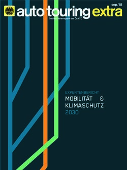 MOBILIT&Auml;T & KLIMASCHUTZ 2030 - EXPERTENBERICHT - Das Mobilit&auml;tsmagazin des &Ouml;AMTC extra - &Ouml;AMTC