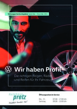 Wir haben Profil Die richtigen Felgen, R&auml;der und Reifen f&uuml;r Ihr Fahrzeug - Volkswagen Service Angebote - Wir ...