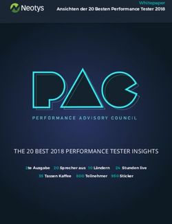 THE 20 BEST 2018 PERFORMANCE TESTER INSIGHTS - Whitepaper Ansichten der 20 Besten Performance Tester 2018 - Neotys