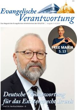 Deutsche Verantwortung f&uuml;r das Existenzrecht Israels - S. 13 Das Magazin des Evangelischen Arbeitskreises der CDU/CSU | Ausgabe 3+4/2021
