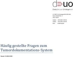 H&auml;ufig gestellte Fragen zum Tumordokumentations-System