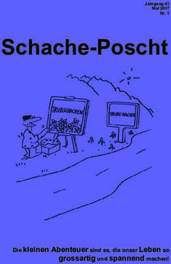 Schache-Poscht - kleinen Abenteuer Leben so grossartig und spannend machen! - Gemeinde Trubschachen